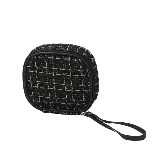 Косметичка Сумка для хранения Ремешок на запястье Большая вместимость Тампон Застежка-молния Хранение помады Телефон Монетница Косметичка