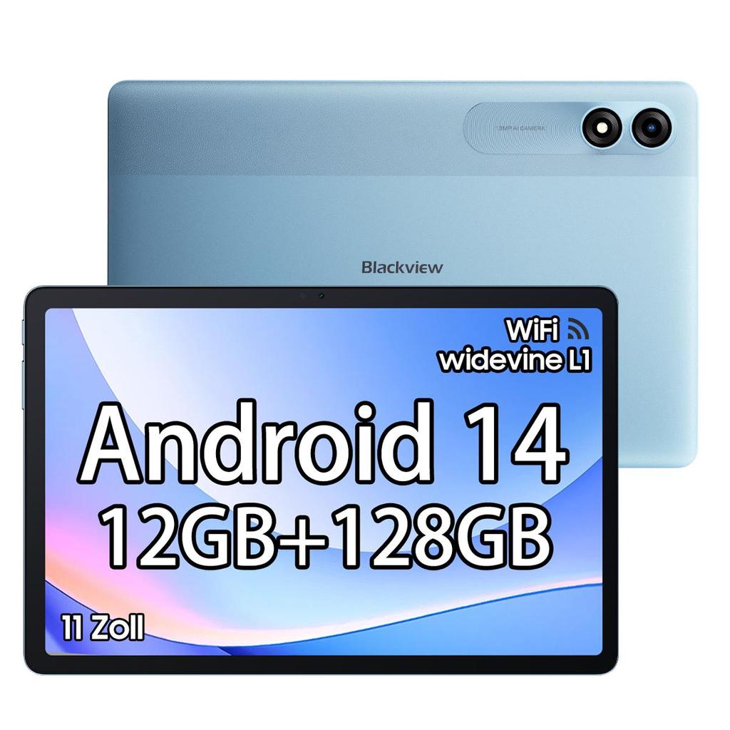 Blackview Tab 90 WIFI Tablet 10.92 Inch HD+ Display T606 Octa Core, 12GB 128GB, 8200mAh Battery WIFI Tablets PC Android 14