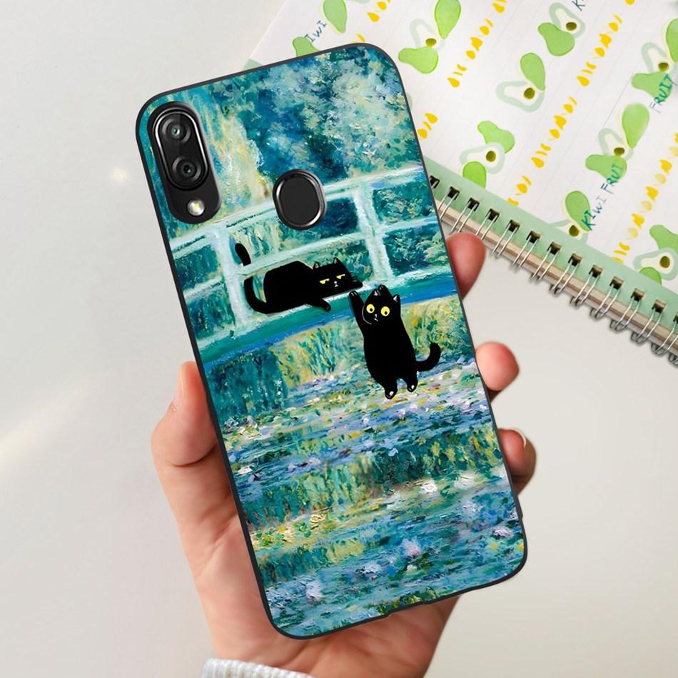 For ZTE Blade V10 Vita Cute Panda Cartoon Case For Zte Blade V10 2019 Blade V10vita Soft TPU Black Silicone Phone Cases