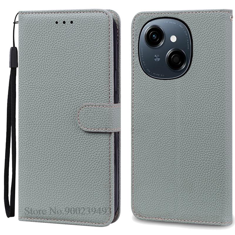 Для Tecno Spark go 1 Чехол-книжка из кожи Чехол-книжка из мягкого силикона для Tecno Spark go 1 Чехол-книжка с магнитным покрытием Fundas