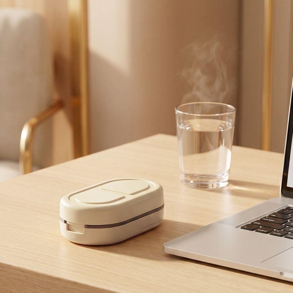 2-in-1 Pill Splitter Pills in Half Tablet Storage Box New Pill Cutter Small or Large Pills