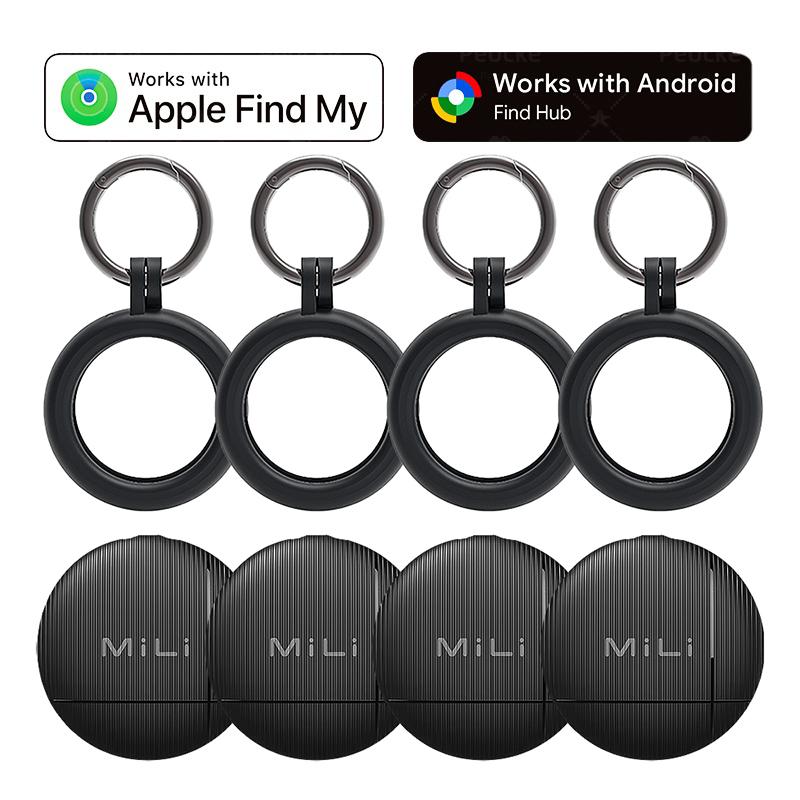 Smart Bluetooth Locator Tag Dual System GPS Tracker Works With Apple Find My Google Find Hub Suitcases/Luggage Bag Key Pet