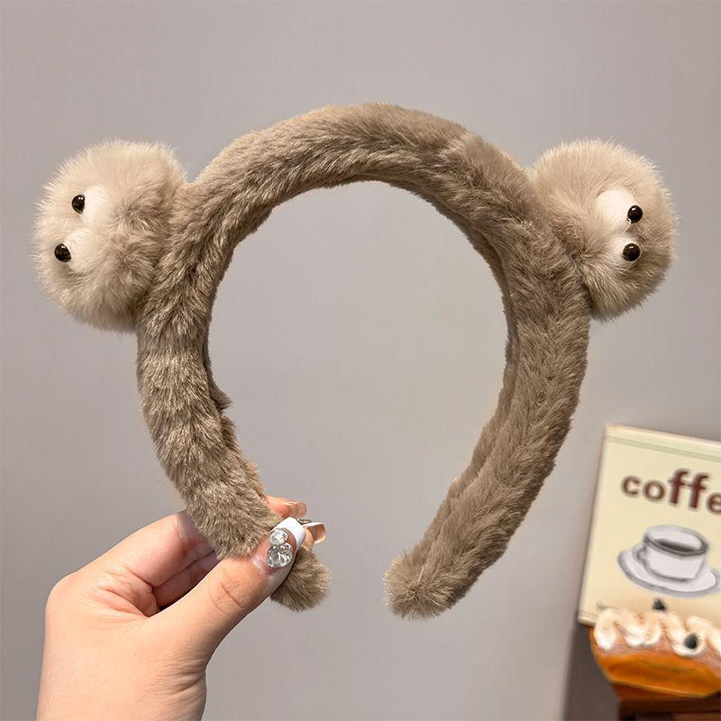 Cute Panda Plush Makeup Headband for Women – Cartoon Ear Design