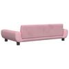 Dog Bed Pink 100x54x33 cm Velvet