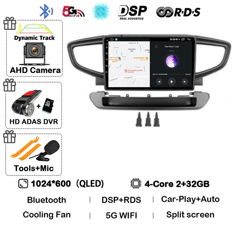 Android 14 Carplay Car Radio For Hyundai Ioniq 2016-2025 Multimedia Video Player Navigation GPS 2din 2 Din Dvd 360 Camera Stereo