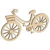 Wooden Bicycle Bike Cutout Veneers Slices DIY Crafting Ornament Theme Wedding Party Homeation CDN