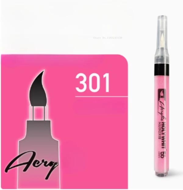 Color soft-head water-based acrylic marker 10ml high coverage waterproof graffiti pen Art students drawing Writing Art Markers
