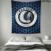 Nie Pleue club Wall Hanging Printed Fabric Blanket Decorative Tapestries for Bedroom Living Room Home Decor