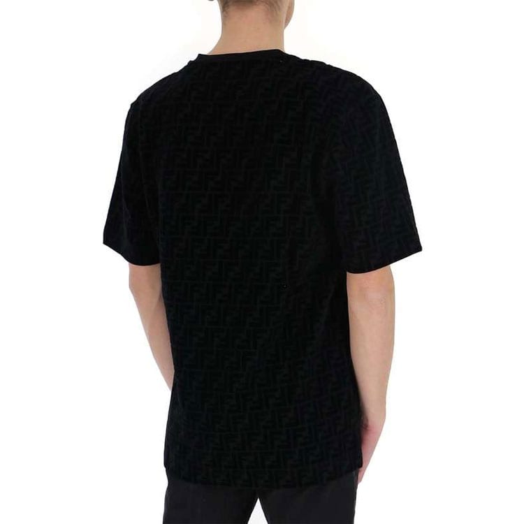 FENDI T Shirt Men's Black Brown FY0936A7D5F0ABB