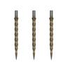 TOUCH POINT II Replacement Dart Tips Steel Points, Titanium Coated, 3 Pieces (CSDA-GZ8-33)