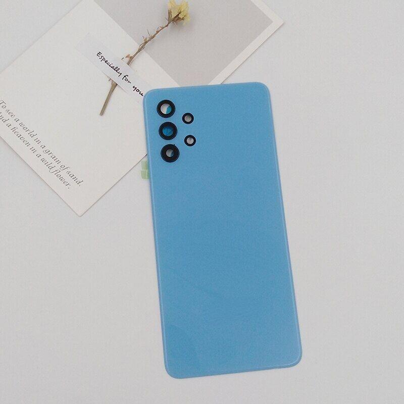 Новая задняя часть для Samsung Galaxy A32 4G 5G A325 A326, запасные части для задней двери аккумулятора, запасные части с камерой