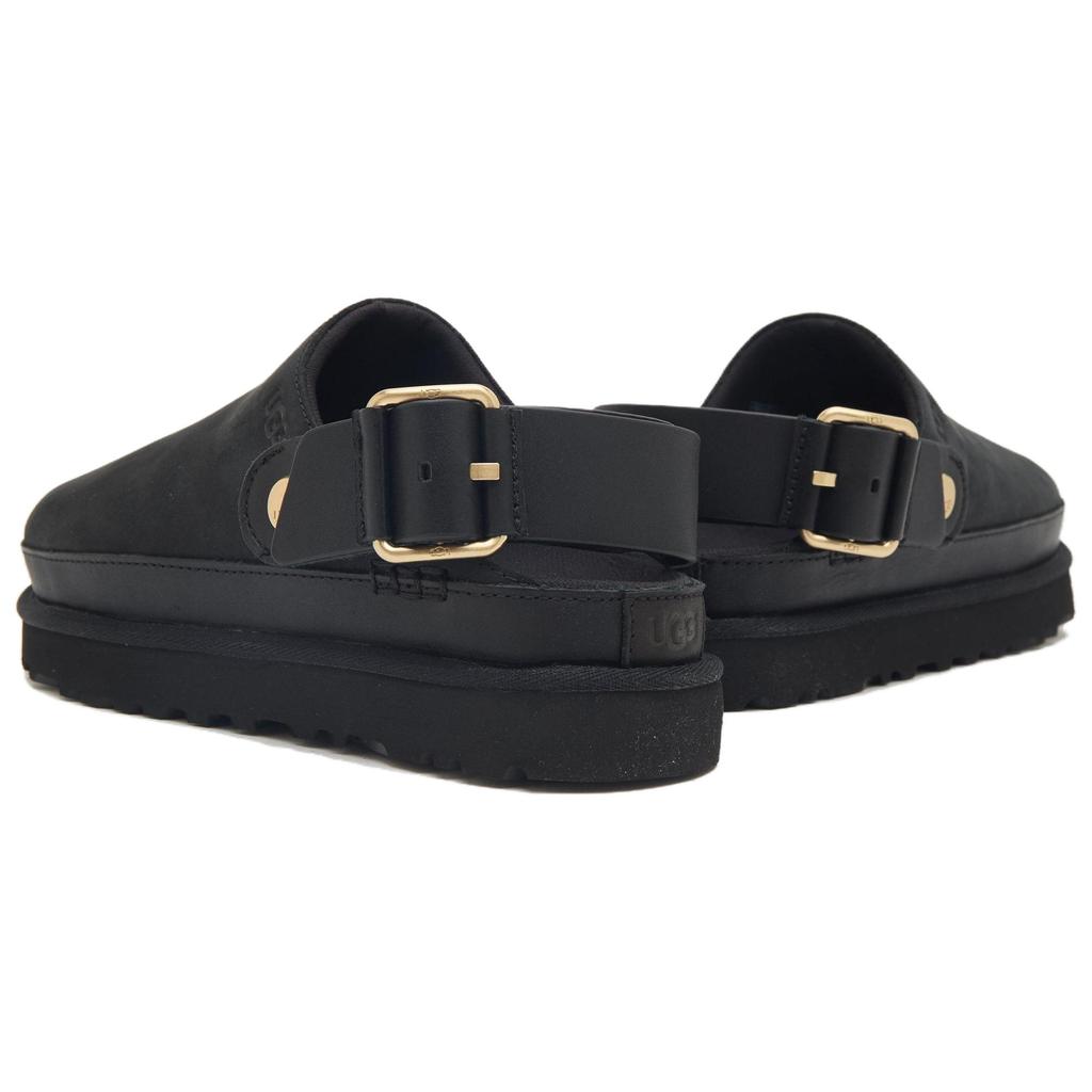UGG Goldenstar Сабо Кожаные Повседневная Обувь Женская Черный 1169590-BLK