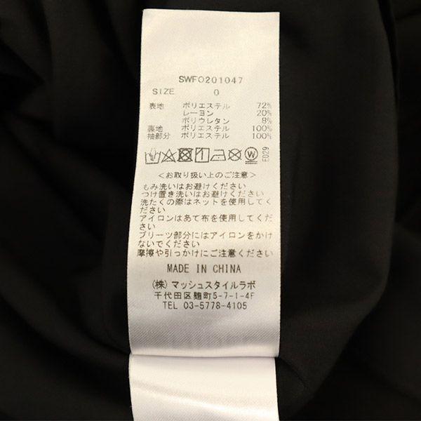 SNIDEL Платье мини с длинными рукавами, прозрачными рукавами, черное, женское, б/у