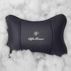 Car Neck Pillows Both Side Pu Leather Headrest Waist Pillow For Alfa Romeo Giulietta Mito 159 Giulia Stelvio 156 147 Tonale IM0