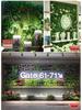 50×50cm Artificial Green Plant Wall - Plastic Vertical Garden, Fake Flower Wall, Synthetic Turf Background
