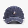 Embroidery Pigeon Spring Vintage Baseball Caps Men Women Water Washed Sports Fishing Sunshade Dad Hat