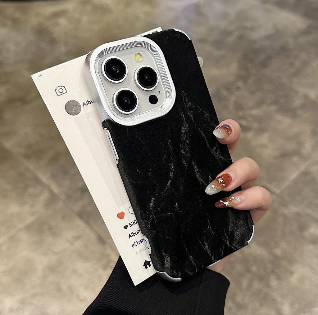 Роскошный модный чехол для телефона из кожи с волнообразным узором для iPhone 11 12 13 14 15 16 Pro Max Plus, мягкий силиконовый противоударный бампер