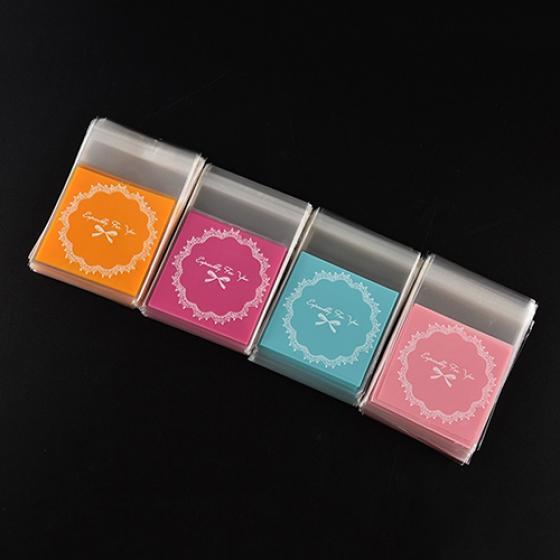 100 шт самоклеющиеся пакеты с бантом DIY печенье конфеты упаковка целлофановый подарочный пакет