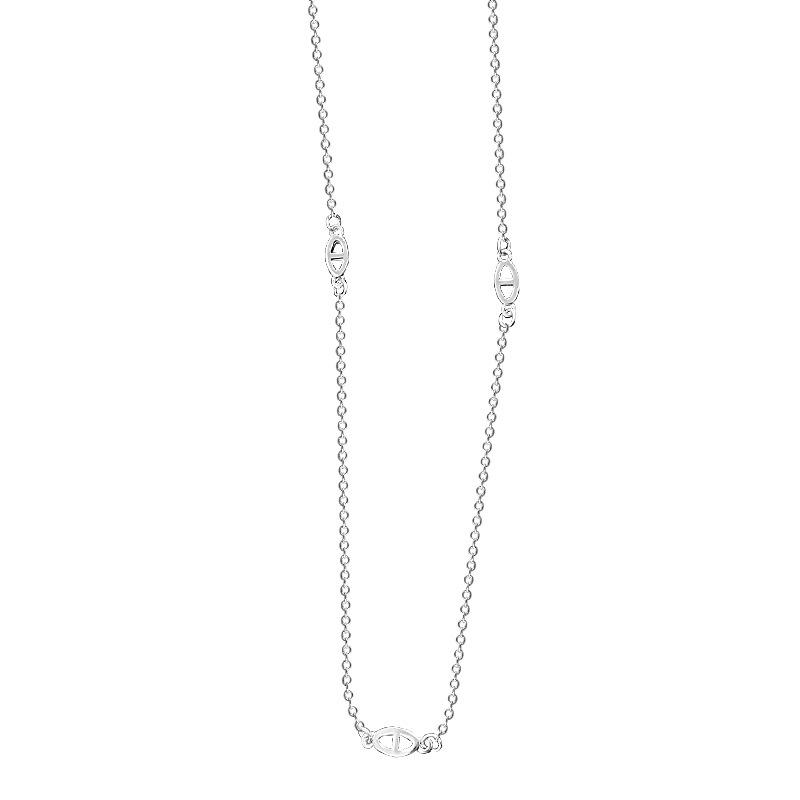 Корейская версия ожерелья «Свиной нос» для женщин с простым темпераментом, легкой роскошью и первоклассным дизайном. Цепочка на ключицу.