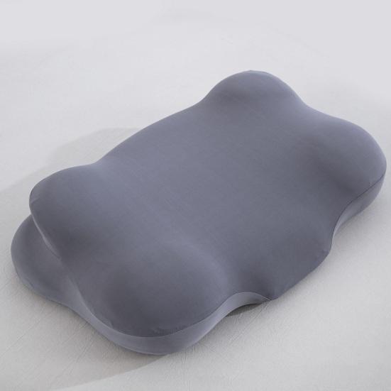 Эргономичная подушка для сна из пены с эффектом памяти, подушка-облако с контурным дизайном, подушка с двойной высотой для поддержки шеи с туннелями для рук для спящих на боку, спине, животе