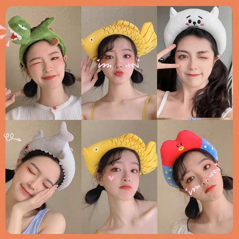 Унисекс головной убор мультяшный обруч для волос широкополая повязка на голову большие аксессуары для вечеринки новые милые животные