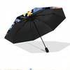 Batman Print Automatic Open Close Umbrella, Portable Foldable Umbrella, for Outdoor Commute Camping Trip, Ideal Birthday Gift