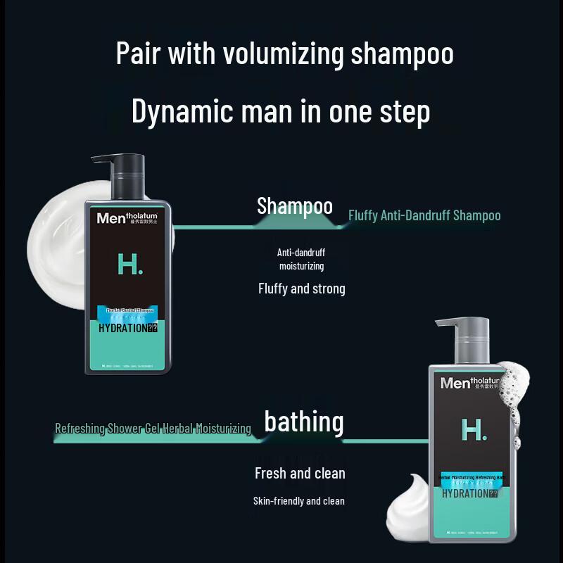 Mentholatum Hand Cream & Men's Shower Gel Set