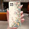 For Samsung A22 5G Case SM-A226B Clear Fashion Butterfly Flowers Soft Silicone Back Cover For Samsung Galaxy A22s 5G Phone Case