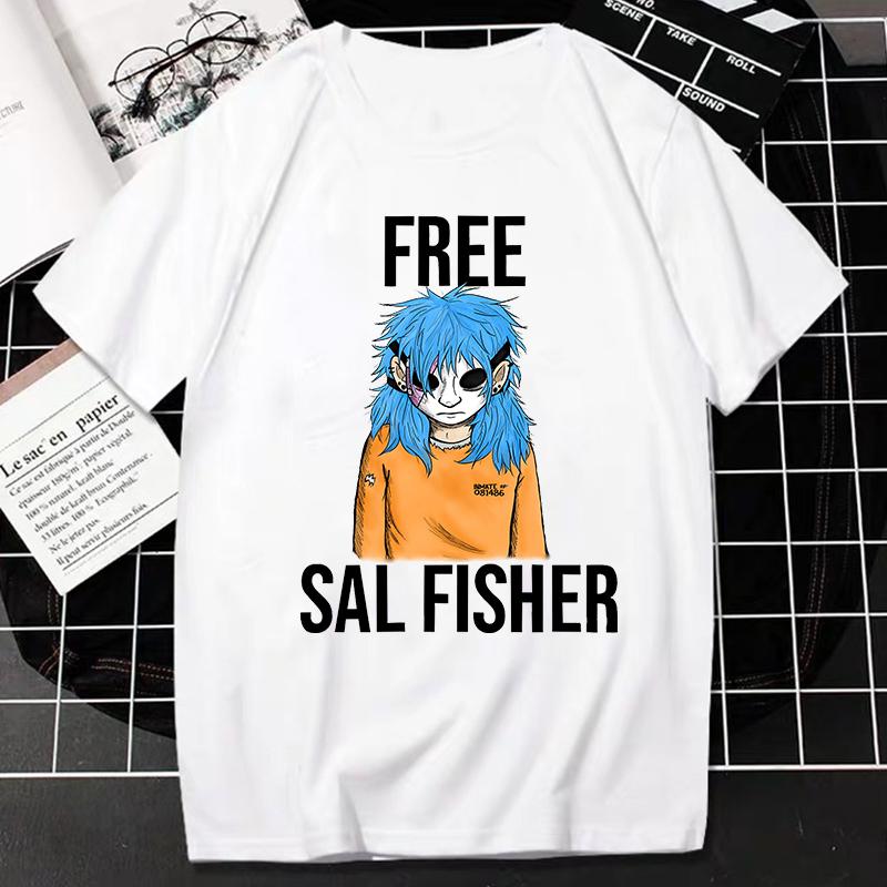 Игровая футболка Sally Face Маска Уникальный Готический Стиль Короткий Рукав Модная Уличная Одежда Хип-Хоп Женская Унисекс Оверсайз Футболка Camisetas