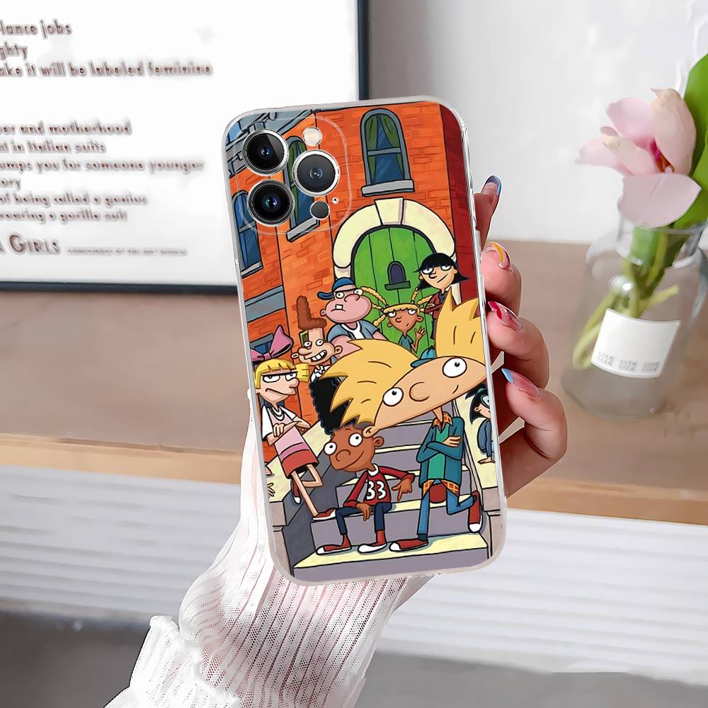 Привет A_Arnolds Мультяшный Чехол Для IPhone 17 16 16e 15 14 13 12 11 Pro Max Mini Plus