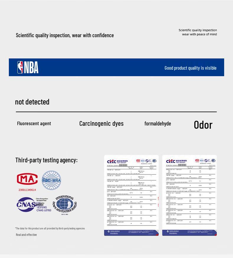 Мужские дышащие боксеры-брифы NBA, предотвращающие натирание (2-Pack)