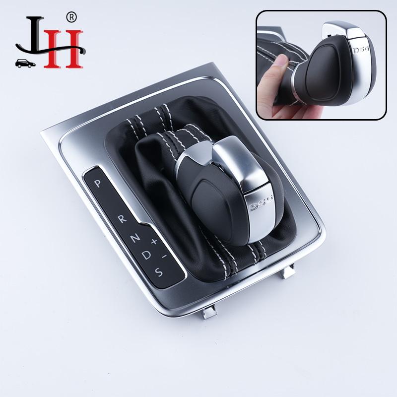 1 шт., головка шестерни DSG, ручка переключения передач DSG, крышка рычага, красные линии и белые линии, пылезащитный чехол для VW Passat B7 CC 3AD 713