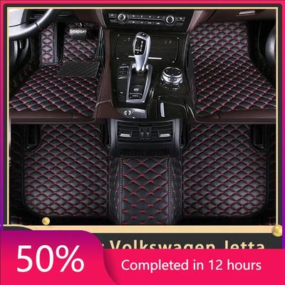 Автомобильные коврики для Volkswagen VW Jetta Bora A4 1999~2004 Пользовательские автомобильные подставки для ног Кожаные коврики Аксессуары для интерьера 2002 2003