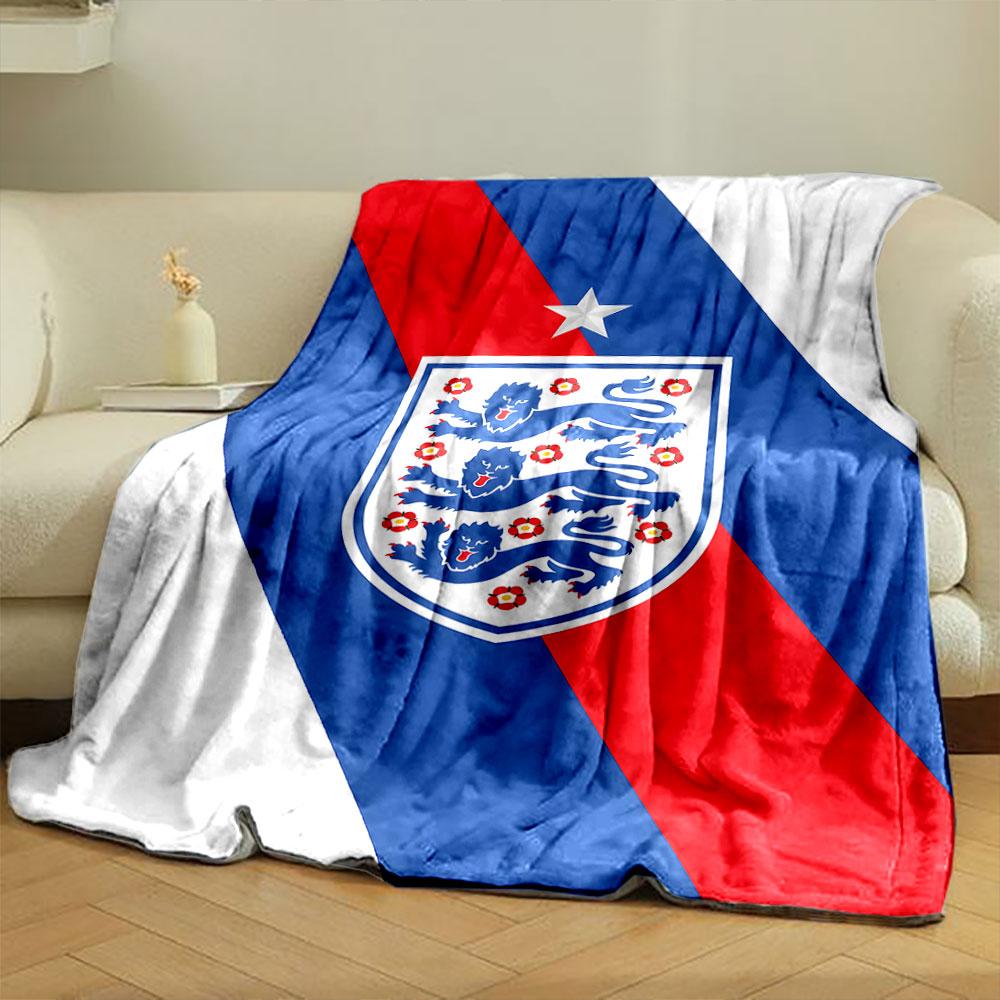 England Football Team Crest Blanket print blanket soft and cozy perfect for the living room bed sofa or a nap,gift