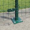 Fence Posts for Concrete Installation 7 Pieces Green