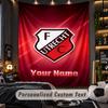 TapestryFC Utrecht Custom Name Text Personalized Wall Hanging Tapestry Home Wall Decor