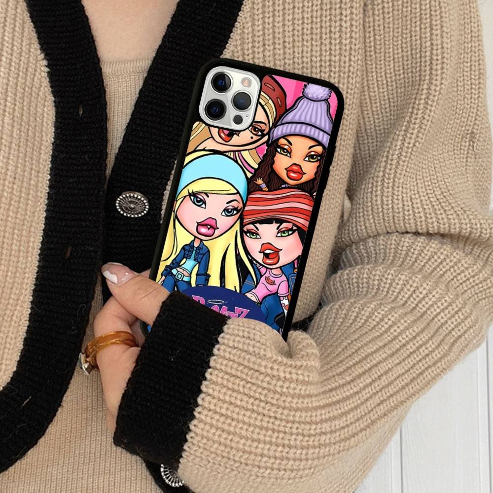 Cute B-Bratz Doll Phone Case For IPhone 17 Pro 16 Plus 16 Pro Max 15 14 13 12 11 PC+TPU Back Cover