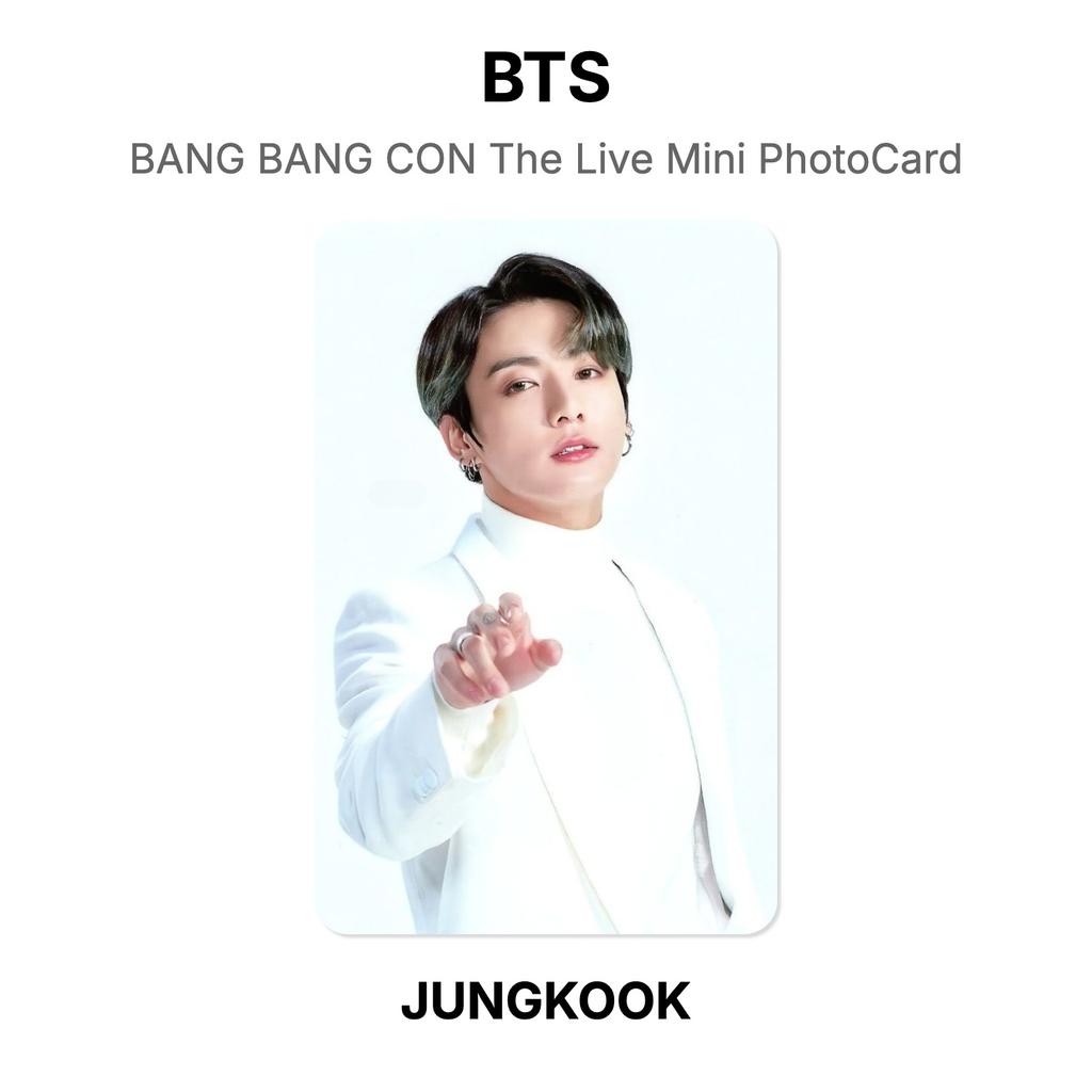 BTS BANG BANG CON Прямой эфир Мини-фотокарточка Официальная фотокарточка
