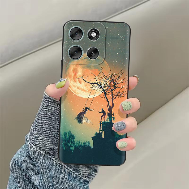 Чехлы для телефонов Для Motorola Moto G86 Чехол Для Moto G56 Мягкий Силиконовый Бампер Задняя Крышка Для Moto G86 Power motoG86 Чехлы Fundas