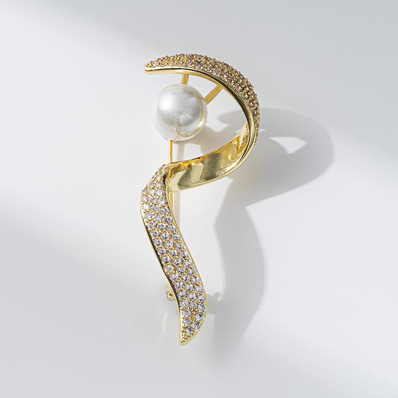 Senior Brooches Flower Leaf Brooch Pins for Women Suit Pendant Fashion Brooches Jewelry