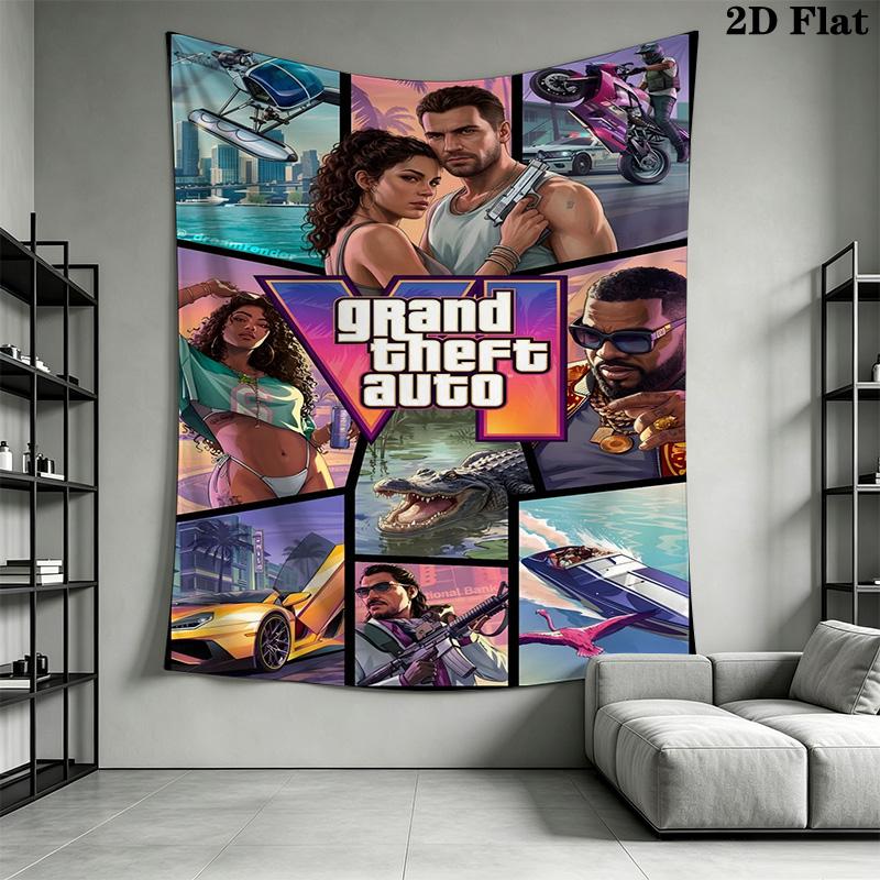 Grand Theft Auto V Urban Thrills Unleashed Threepiece Set 1 Duvet Cover 2 Pillowcase Without Core Christmas Birthday Gift