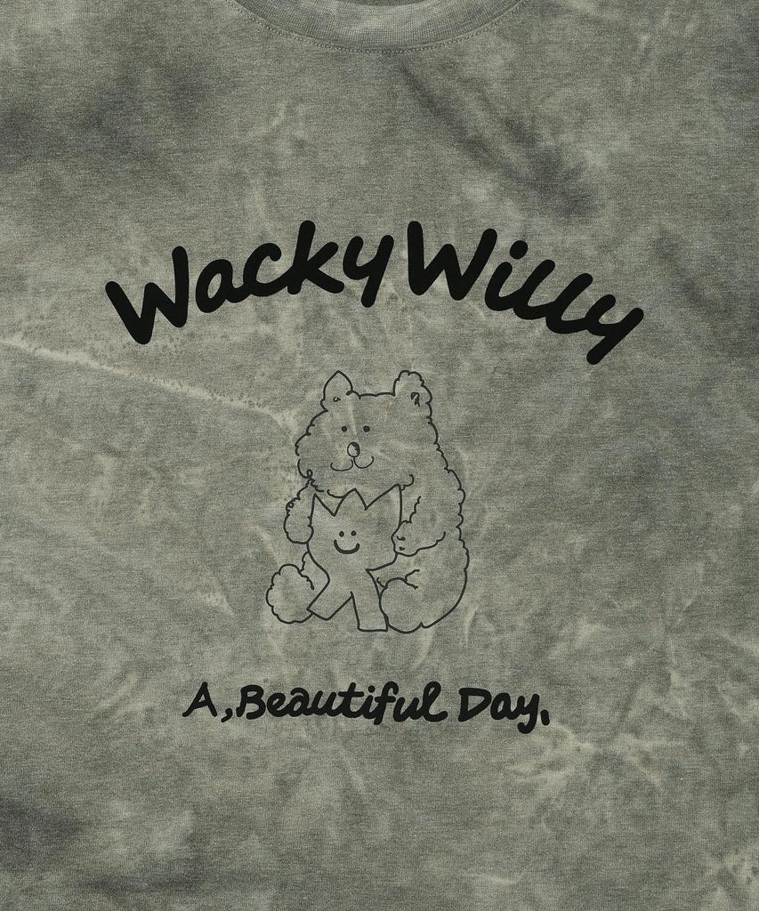 WACKY WILLY Футболка с коротким рукавом Kiki & Bear, цвет угольный