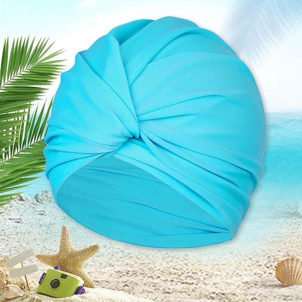Free Size Swimming Caps High Elastic Women Swimm Hat Bathing Caps Swimming Hat  Swim Pool