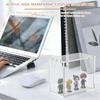 Transparent Acrylic Storage Box Magnetic Figurine Display Box Collection Figures Dustproof Storage Box Office Desktop Decoration