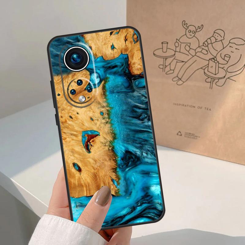 Гибридный Дерево-Смола Для Чехла Honor Magic 8 Pro 7 6 5 Lite Для Honor Win RT 200 400 50 70 90 X8b X9a X9b X9c X9d