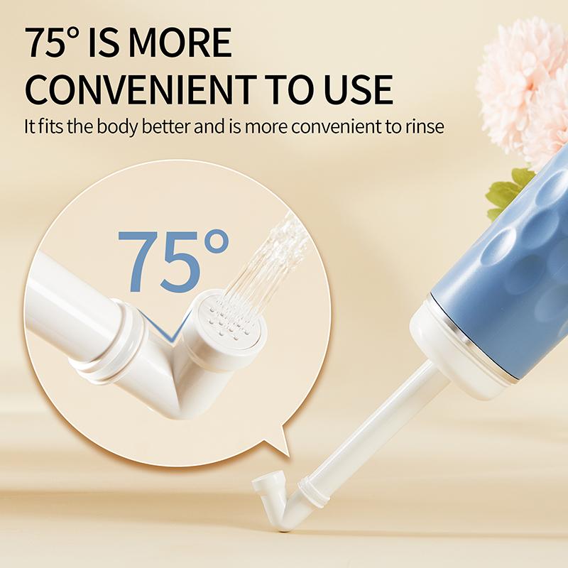 Portable Travel Bidet Spray Peri Bottle Leak-Proof Manual Squeeze Handheld for Bathroom Care Modern Plastic for Postpartum