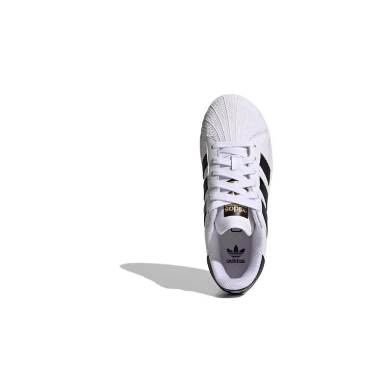 Adidas SUPERSTAR XLG Износостойкие Низкие Детские Скейтбордические Кроссовки Белые Детские Кроссовки IE6808