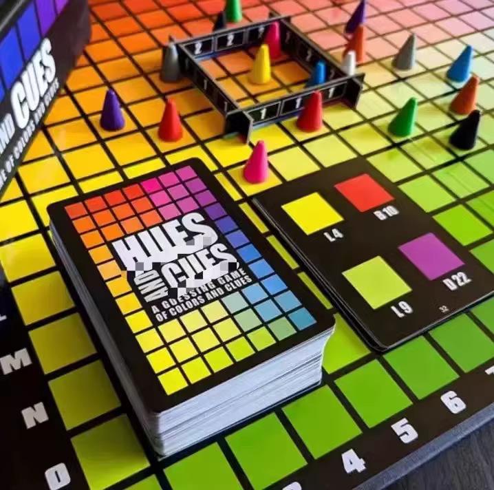 Hues and Cues Настольная игра-угадайка ярких цветов для 3-10 игроков