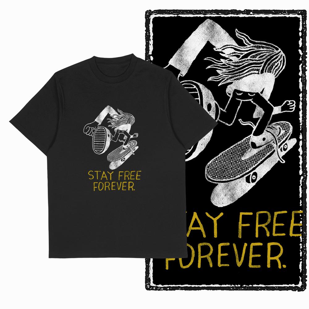 Coolmind YD скейтборд Хлопковая Эксклюзивная Графика Мужская футболка для мужчин хлопок Большой Размер скейт Крутая ЧЕРНАЯ мужская оригинальная футболка