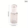 3ml/6ml/12ml Portable Essential Oil Ball Empty Bottle Perfume Walk Bead Bottle Massage Smear Small Sample Glass